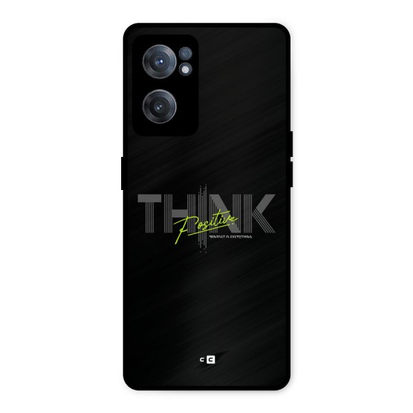 Think Positive Only Metal Back Case for OnePlus Nord CE 2 5G